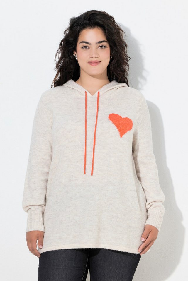 Angel of Style Strickpullover Kapuzen-Pullover Straight Fit kleines Herz von Angel of Style