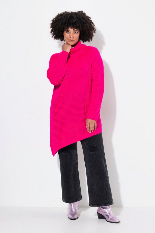 Angel of Style Strickpullover Pullover Straight Fit Strukturstrick Zipfelsaum von Angel of Style