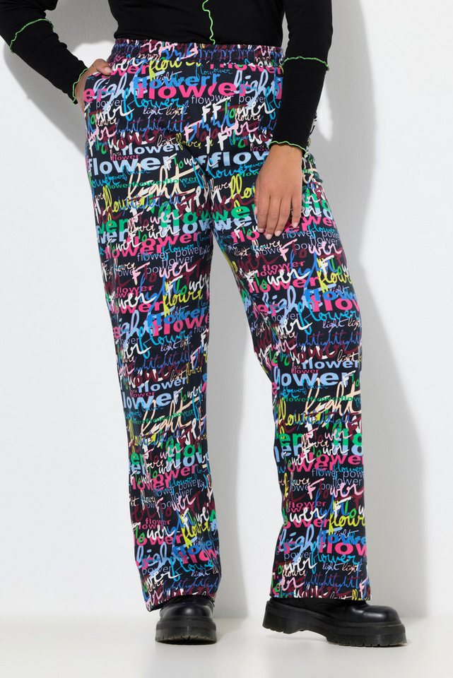 Angel of Style Sweathose Sweathose gerade Writing-Muster von Angel of Style