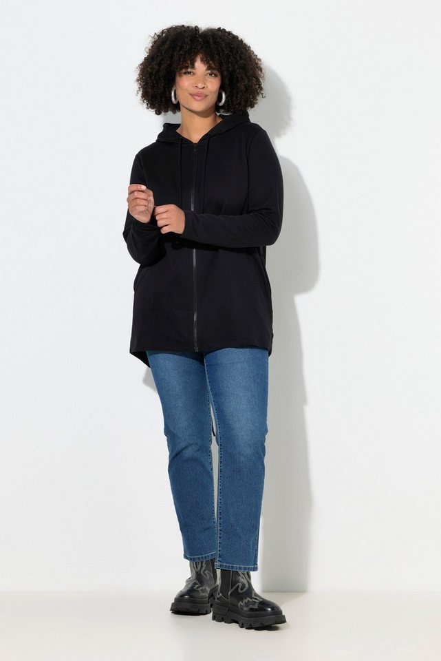 Angel of Style Sweatjacke Sweatjacke A-Linie Smileys auf dem Rücken Kapuze von Angel of Style