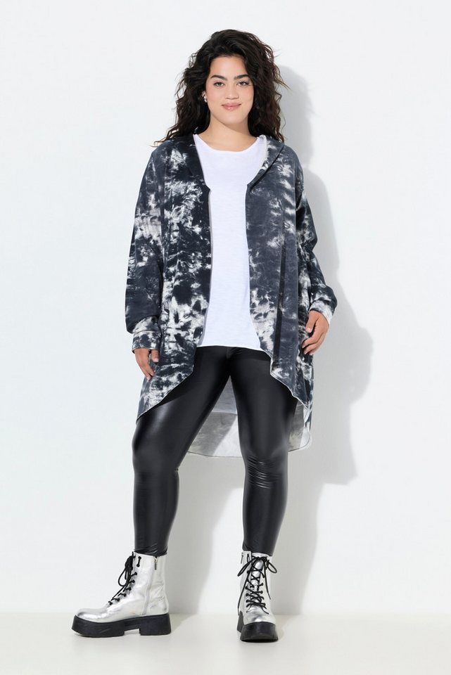 Angel of Style Sweatjacke Sweatjacke offen Batik HAPPY auf dem Rücken von Angel of Style