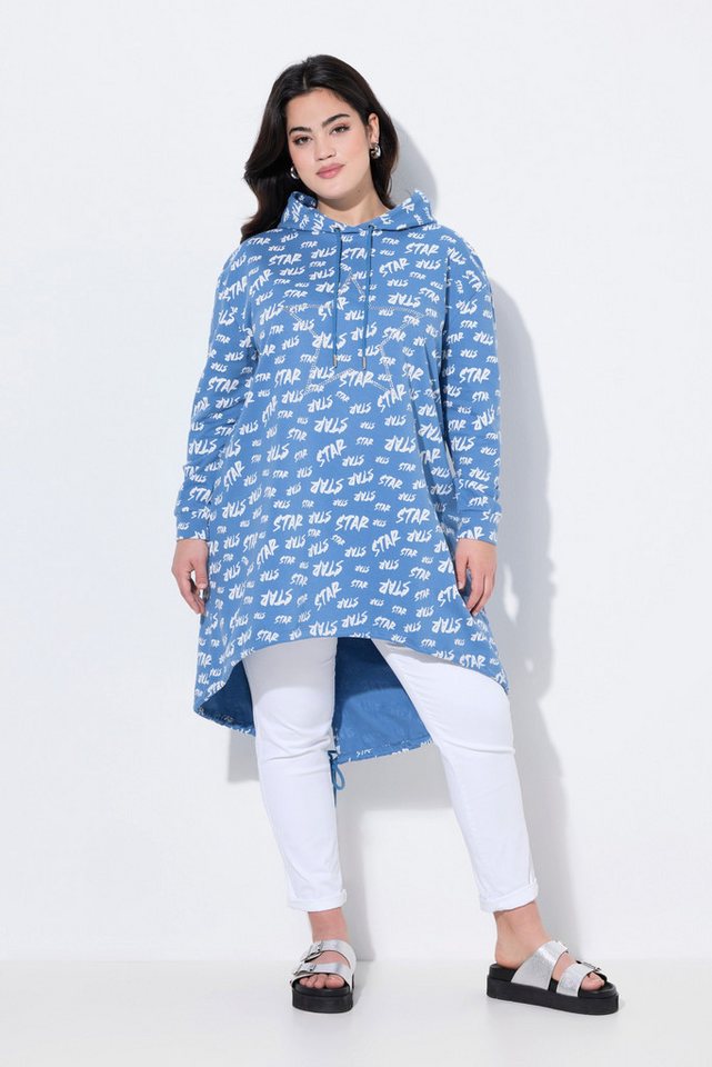 Angel of Style Sweatshirt Hoodie A-Linie Metallic-Schriftmuster Kapuze von Angel of Style