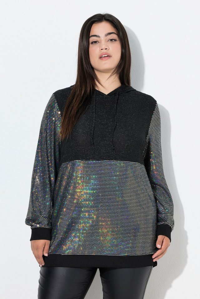 Angel of Style Sweatshirt Hoodie Kapuzensweater Metallic-Effekt Pailletten Angel of Style Sweatshirt Hoodie Kapuzensweater Metallic-Effekt Pailletten von Angel of Style