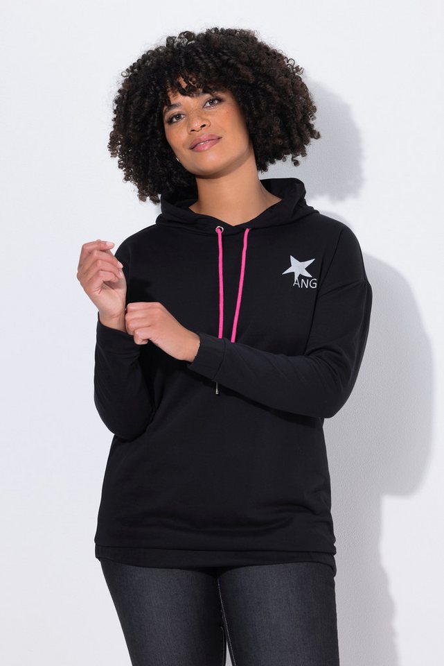 Angel of Style Sweatshirt Hoodie Komfort Fit Blumen-Rückenprint Angel of Style Sweatshirt Hoodie Komfort Fit Blumen-Rückenprint von Angel of Style