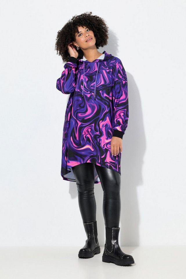 Angel of Style Sweatshirt Hoodie Oversize Fit Marmormuster Kapuze von Angel of Style