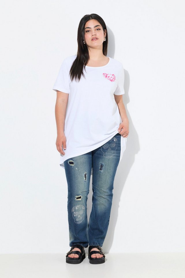 Angel of Style T-Shirt T-Shirt A-Linie großes Rücken-Statement von Angel of Style