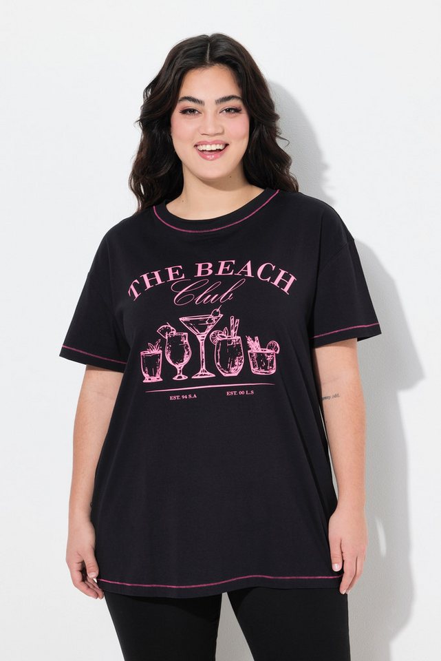 Angel of Style T-Shirt T-Shirt Boxy Fit Cocktails Halbarm von Angel of Style