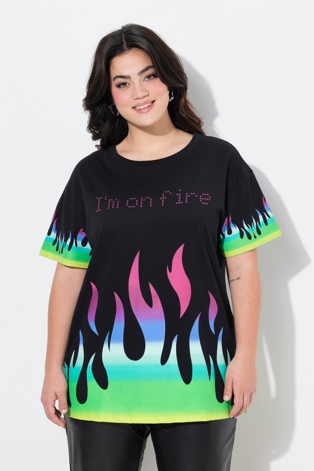 Angel of Style T-Shirt T-Shirt Boxy Fit Schriftzug "I'm on Fire" von Angel of Style