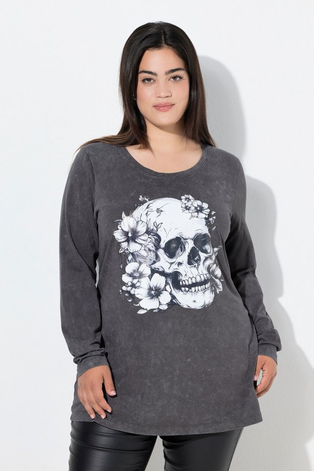 Angel of Style T-Shirt T-Shirt bequeme Passform Totenkopf von Angel of Style