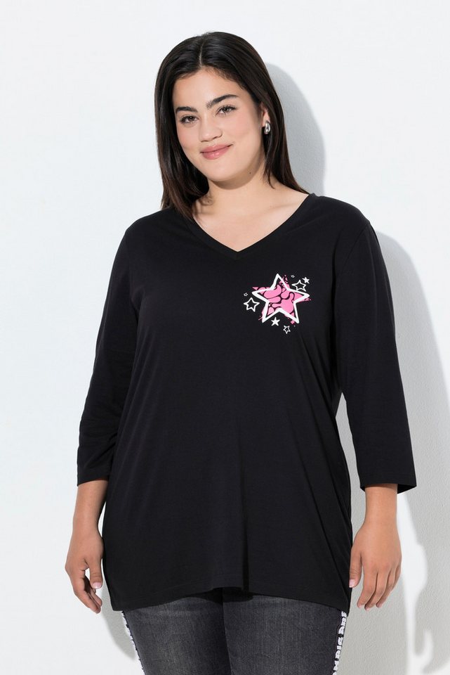 Angel of Style T-Shirt T-Shirt bequeme Passform großer Rücken-Schriftzug von Angel of Style