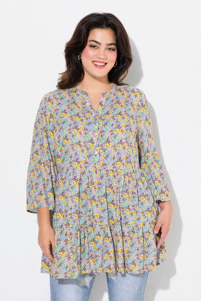 Angel of Style Tunika Bluse Minimal-Blütenmuster von Angel of Style