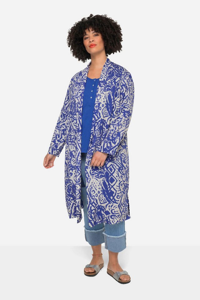 Angel of Style Tunika Kimono Alloverdruck offene Form weiter Langarm von Angel of Style
