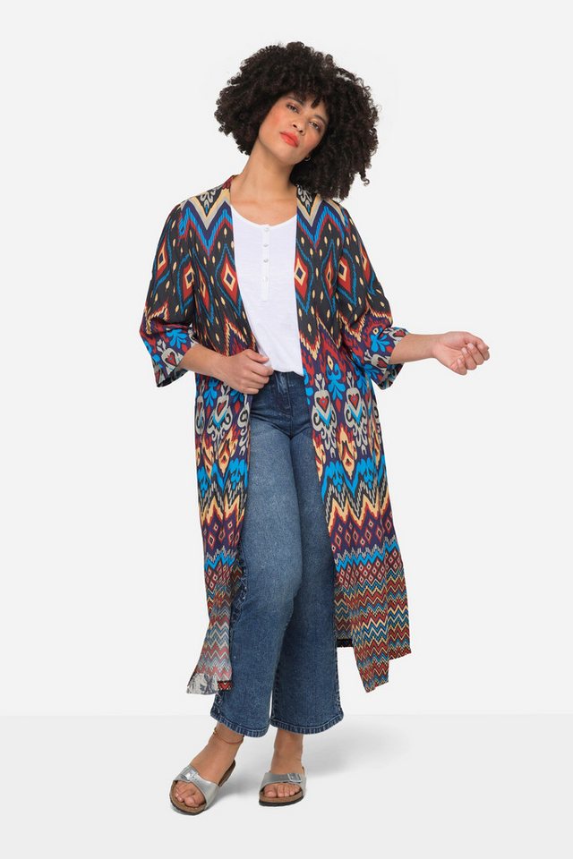 Angel of Style Tunika Kimono grafischer Druck offene Form von Angel of Style