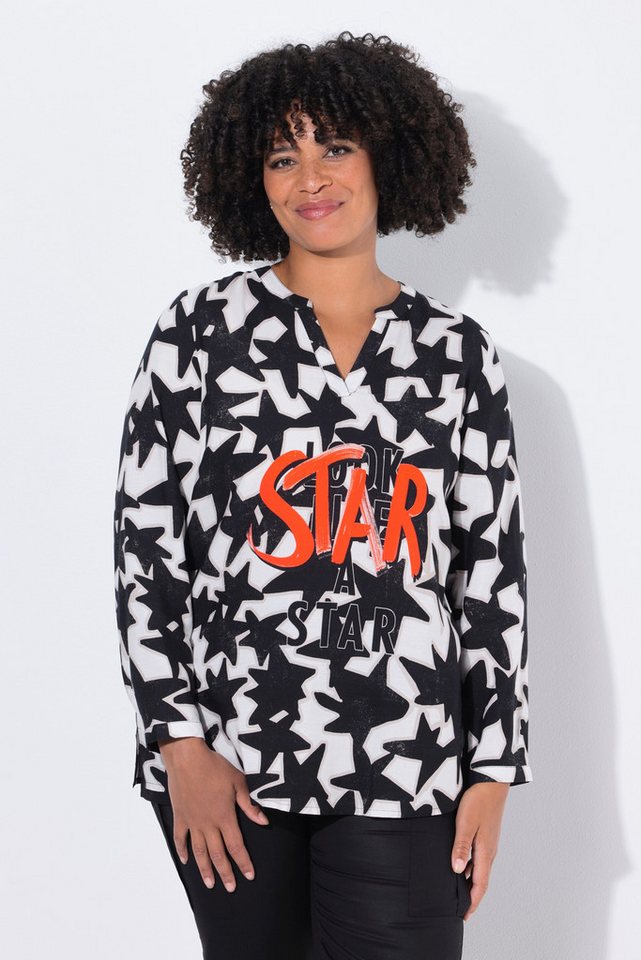 Angel of Style Tunika Tunika Sternenmuster Schriftzug von Angel of Style