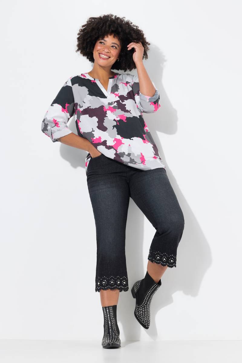 Große Größen 7/8-Jeans, Damen, schwarz, Größe: 52, Baumwolle, Angel of Style Große Größen 7/8-Jeans, Damen, schwarz, Größe: 52, Baumwolle, Angel of Style von Angel of Style