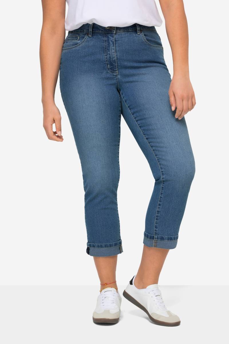 Große Größen 7/8-Jeans Amy, Damen, blau, Größe: 42, Baumwolle/Polyester, Angel of Style Große Größen 7/8-Jeans Amy, Damen, blau, Größe: 42, Baumwolle/Polyester, Angel of Style von Angel of Style