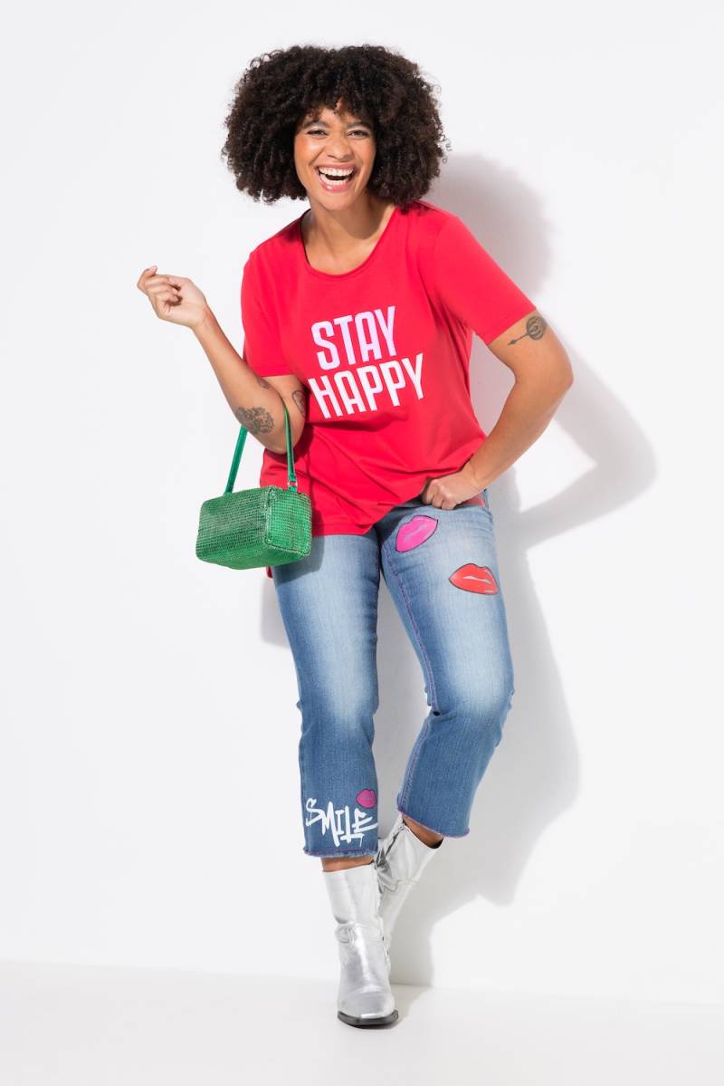 Große Größen 7/8-Jeans Claire, Damen, blau, Größe: 50, Baumwolle, Angel of Style von Angel of Style