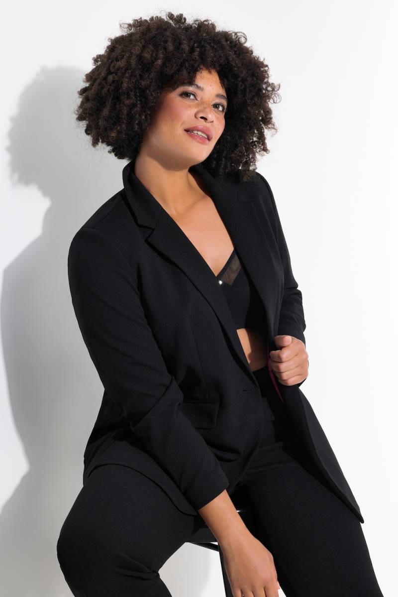 Große Größen Blazer, Damen, schwarz, Größe: 42, Polyester, Angel of Style von Angel of Style