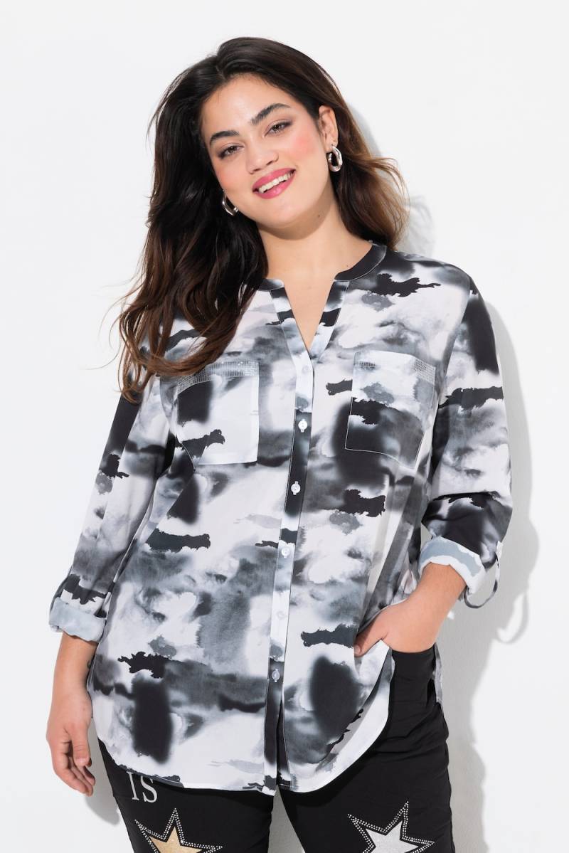 Große Größen Bluse, Damen, grau, Größe: 44, Polyester, Angel of Style von Angel of Style