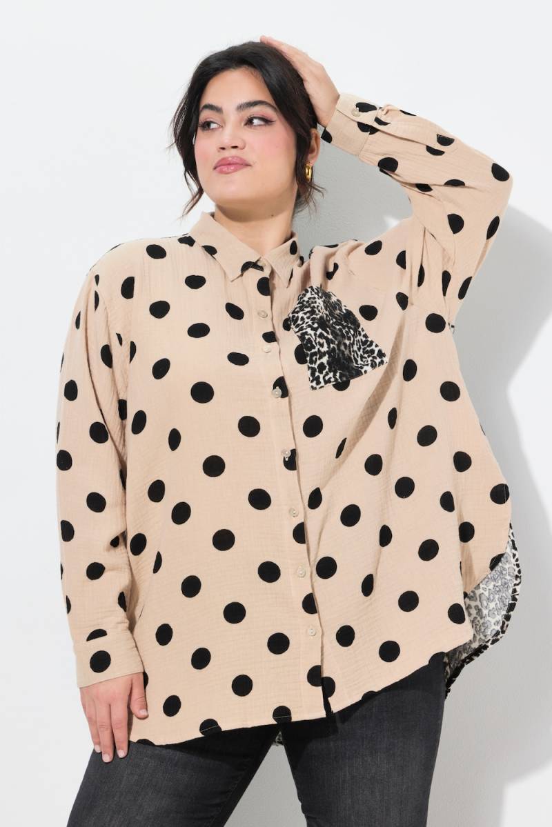 Große Größen Bluse, Damen, grau, Größe: 58, Baumwolle, Angel of Style von Angel of Style