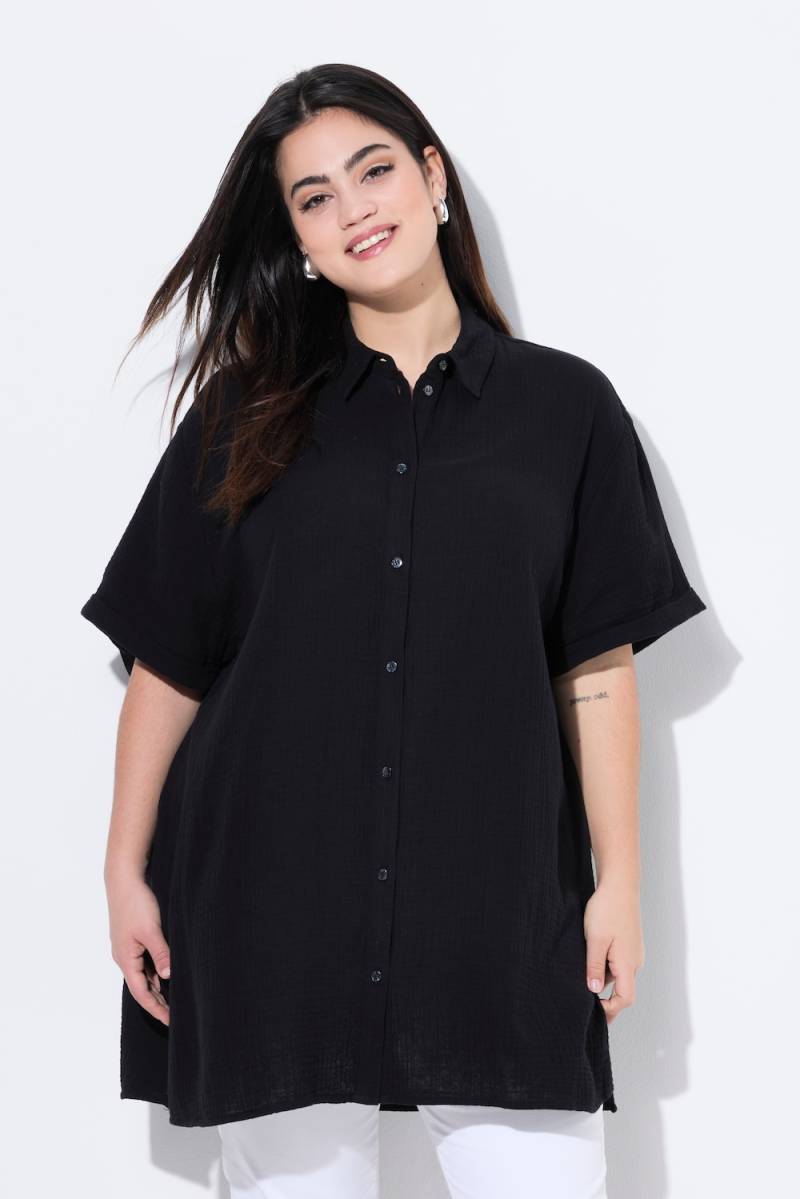 Große Größen Bluse, Damen, schwarz, Größe: 46, Baumwolle, Angel of Style von Angel of Style