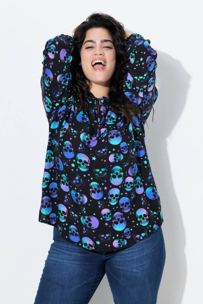 Große Größen Bluse, Damen, schwarz, Größe: 50, Viskose, Angel of Style von Angel of Style