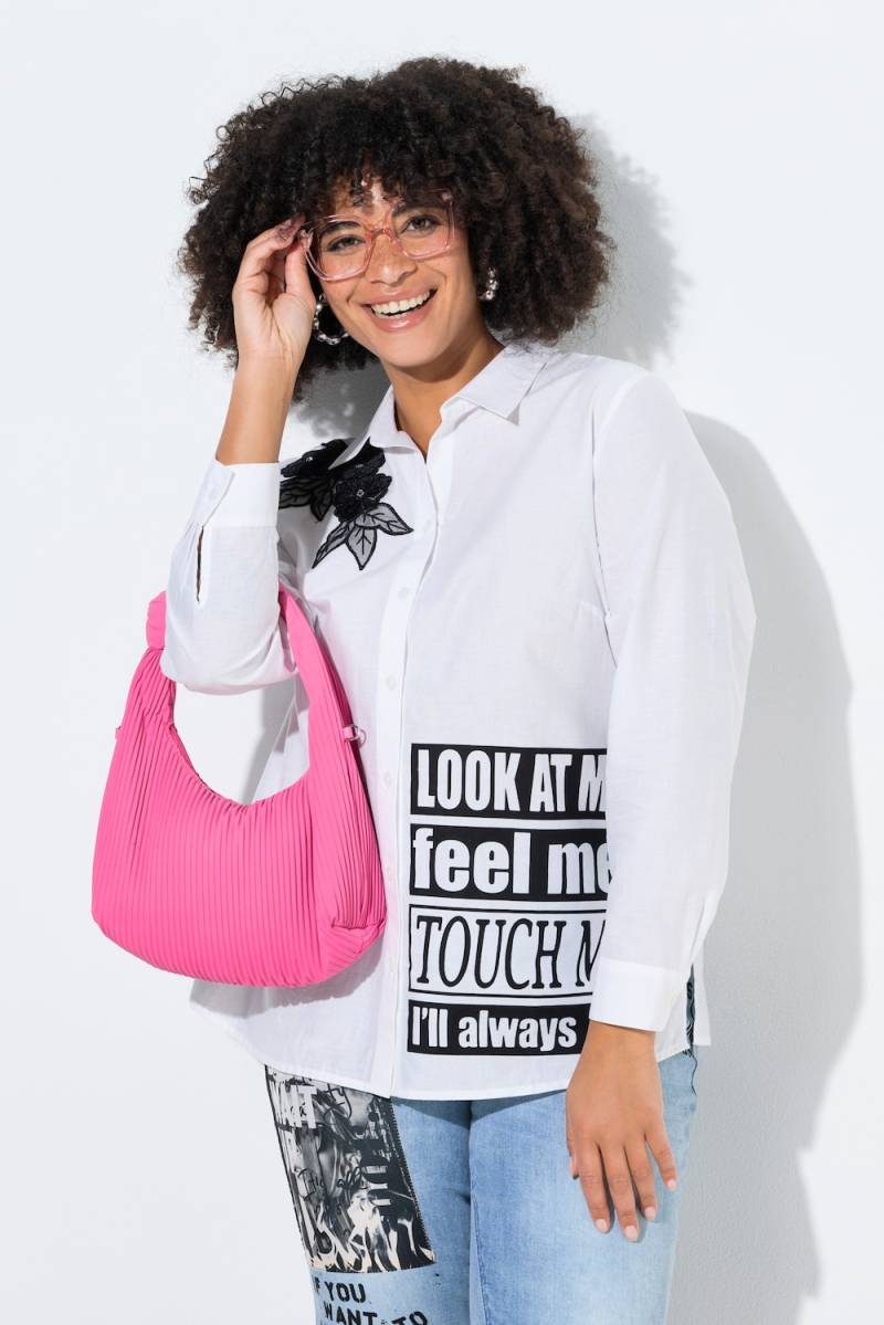 Große Größen Bluse, Damen, weiß, Größe: 50, Baumwolle, Angel of Style von Angel of Style