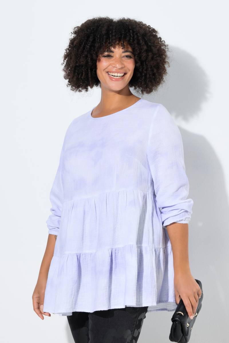 Große Größen Hemdbluse, Damen, lila, Größe: 42, Baumwolle, Angel of Style von Angel of Style