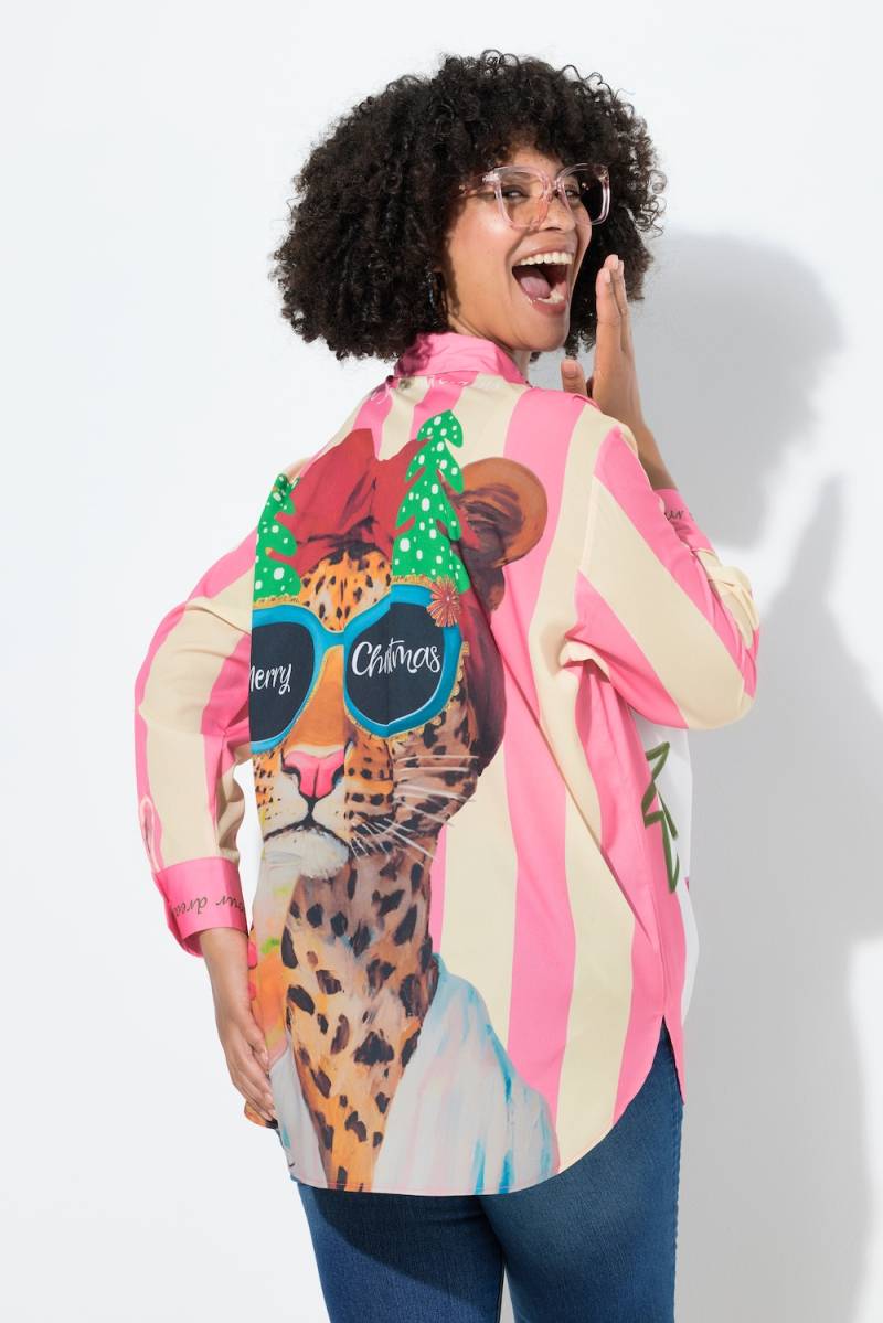 Große Größen Hemdbluse, Damen, rosa, Größe: 46, Polyester, Angel of Style von Angel of Style