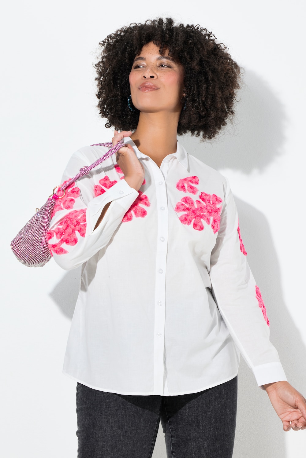 Große Größen Hemdbluse, Damen, weiß, Größe: 54, Baumwolle, Angel of Style Große Größen Hemdbluse, Damen, weiß, Größe: 54, Baumwolle, Angel of Style von Angel of Style