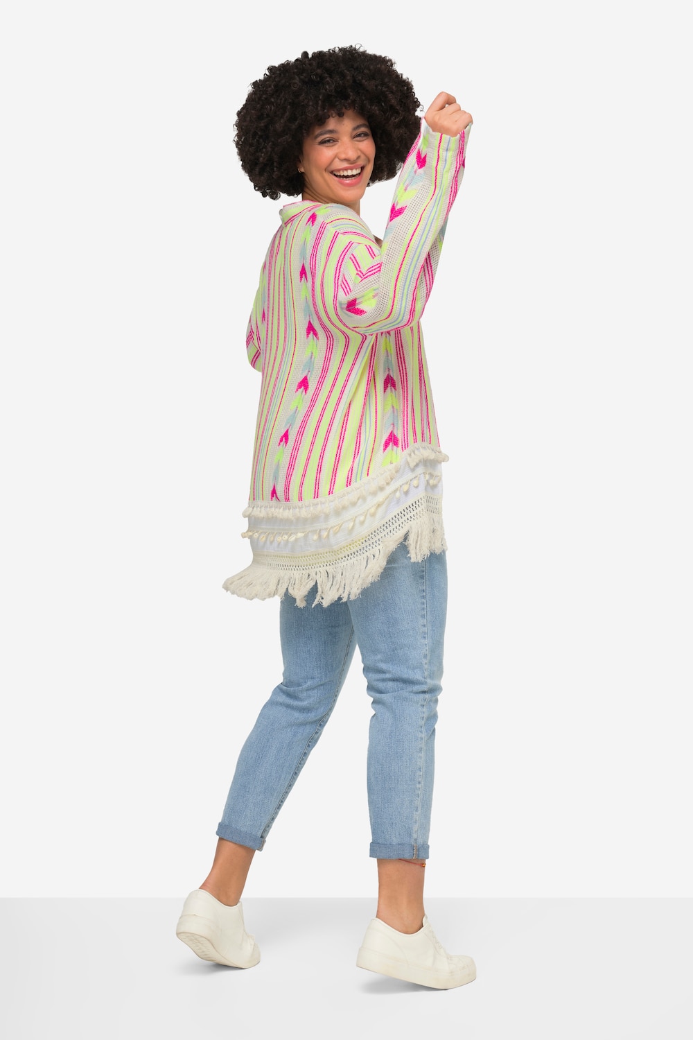 Große Größen Jacke, Damen, beige, Größe: 52, Baumwolle, Angel of Style von Angel of Style