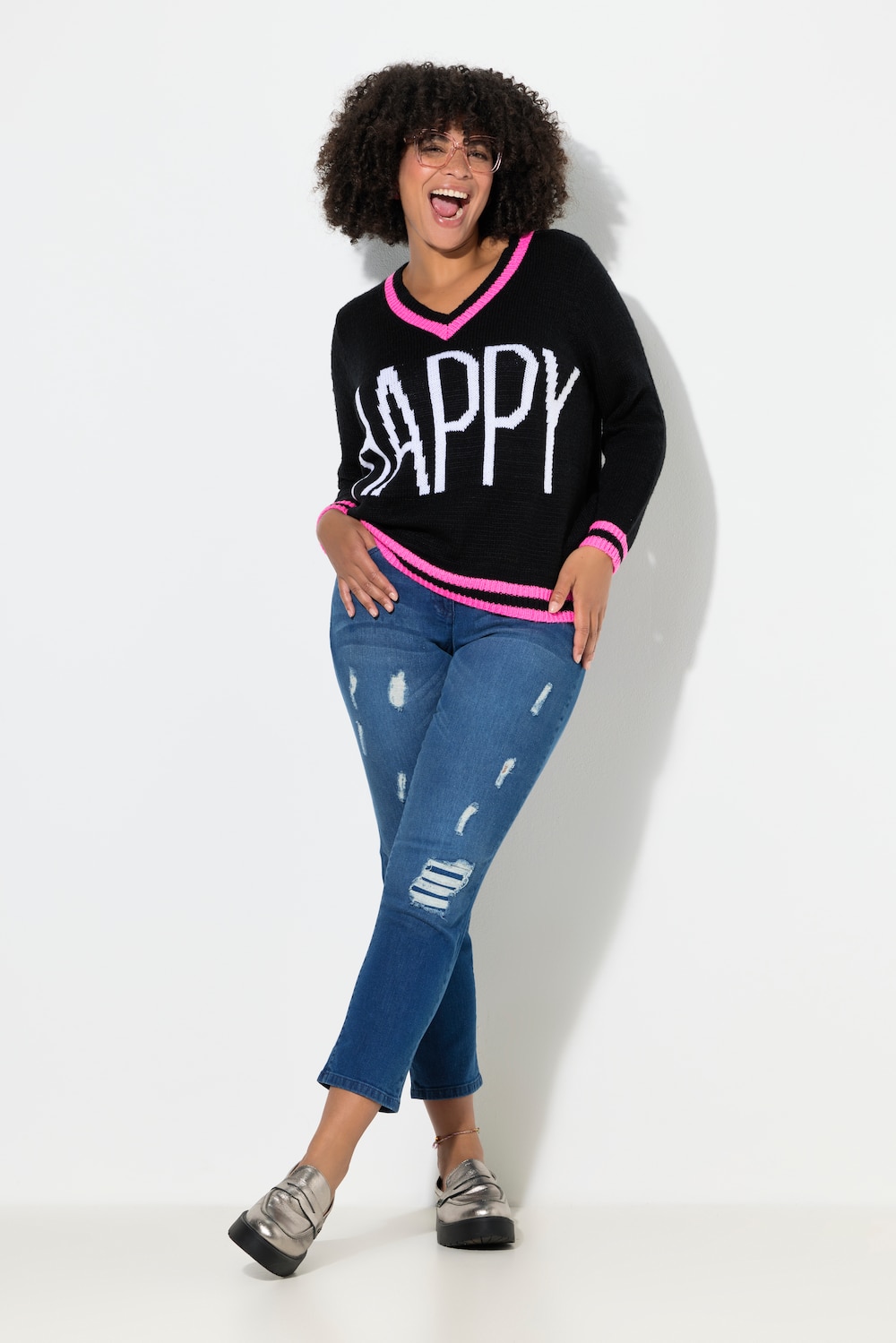 Große Größen Jeans, Damen, blau, Größe: 46, Baumwolle, Angel of Style von Angel of Style