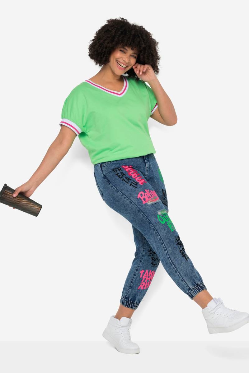 Große Größen Jeans, Damen, blau, Größe: 58, Baumwolle, Angel of Style von Angel of Style