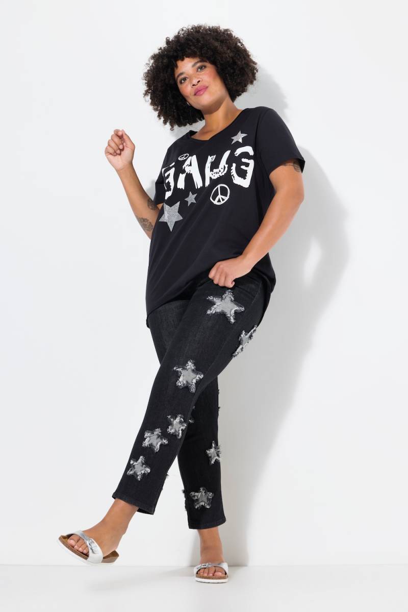 Große Größen Jeans, Damen, schwarz, Größe: 58, Baumwolle, Angel of Style von Angel of Style