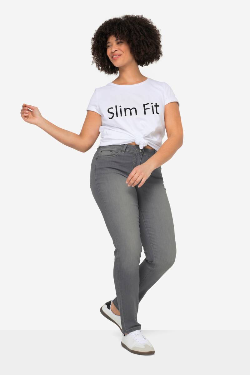 Große Größen Jeans Emma, Damen, braun, Größe: 23, Baumwolle/Polyester, Angel of Style von Angel of Style