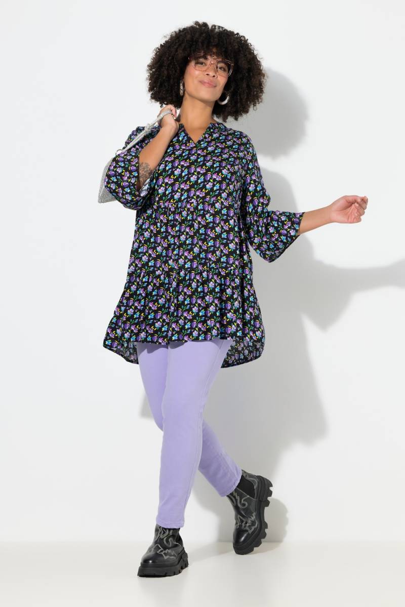 Große Größen Jeans Emma, Damen, lila, Größe: 44, Baumwolle, Angel of Style von Angel of Style