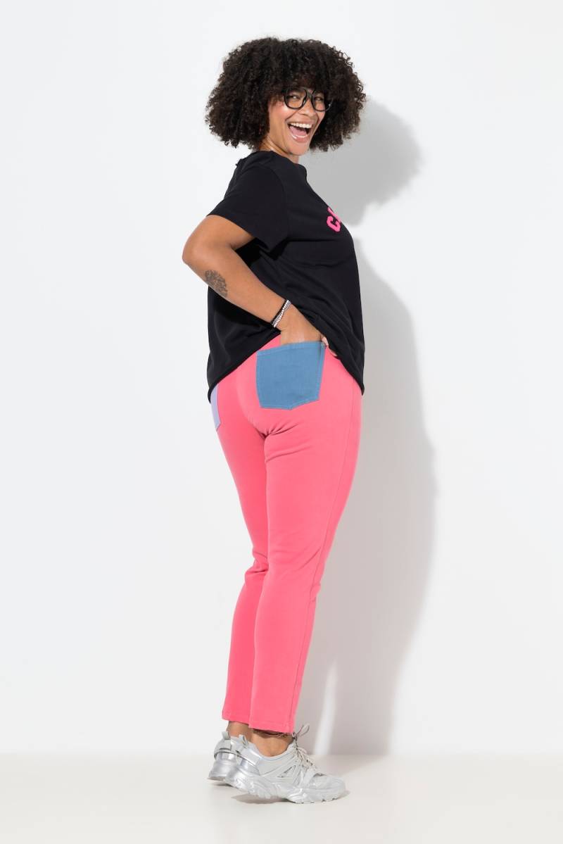 Große Größen Jeans Emma, Damen, rosa, Größe: 52, Baumwolle, Angel of Style von Angel of Style