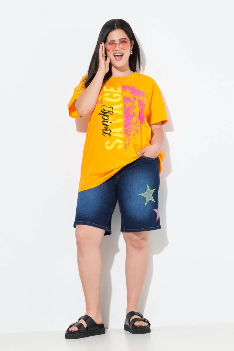 Große Größen Jeans-Shorts, Damen, blau, Größe: 44, Baumwolle, Angel of Style von Angel of Style