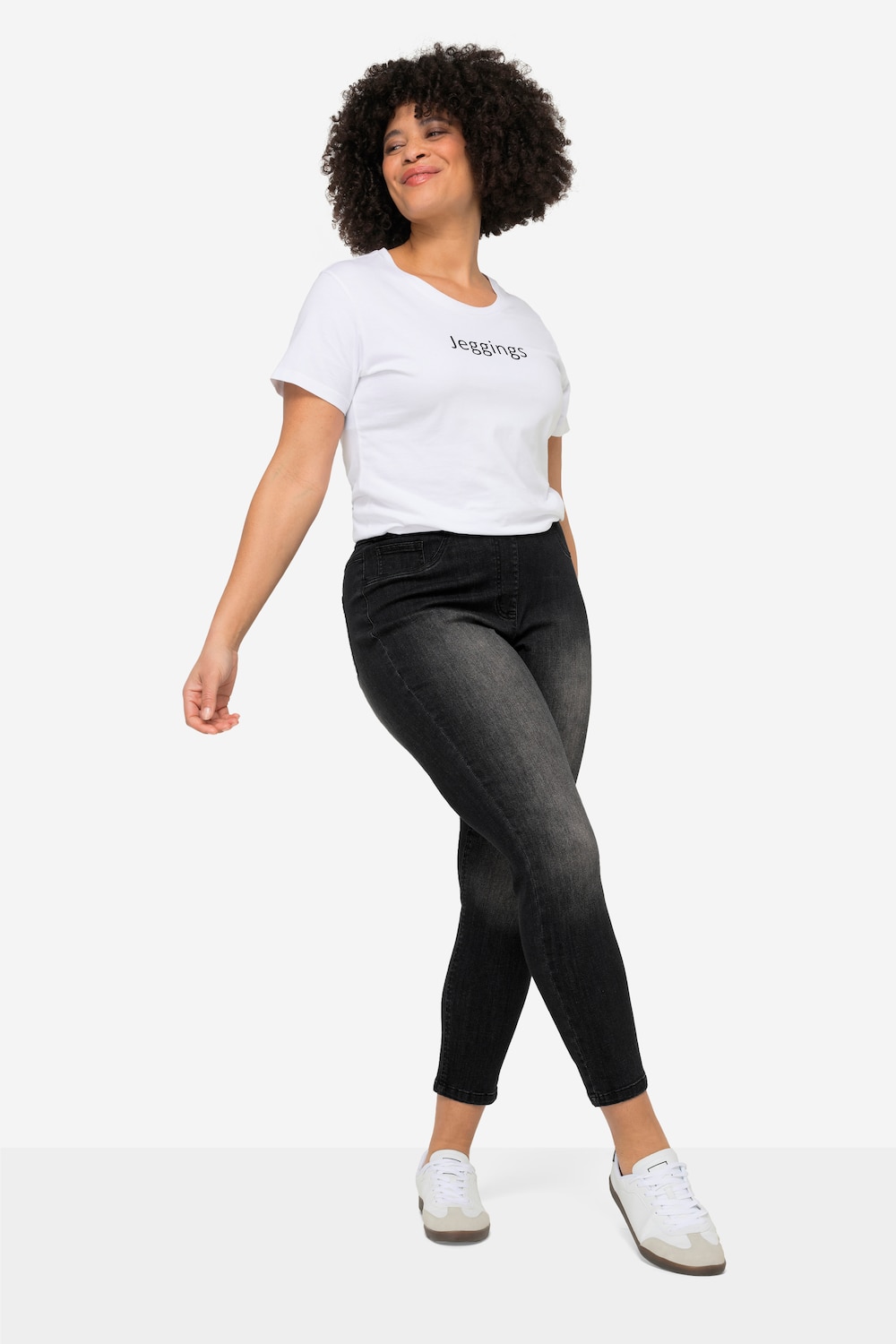 Große Größen Jeggings Jule, Damen, schwarz, Größe: 108, Baumwolle, Angel of Style Große Größen Jeggings Jule, Damen, schwarz, Größe: 108, Baumwolle, Angel of Style von Angel of Style