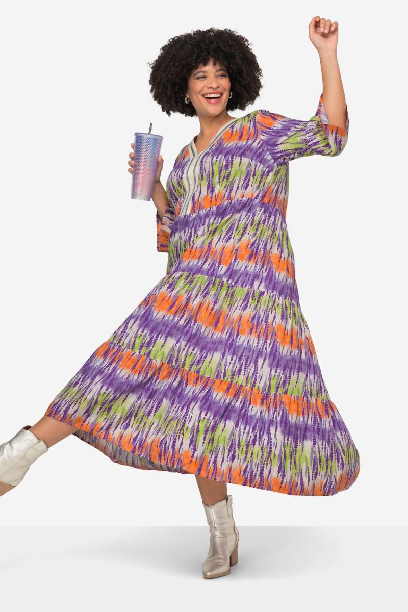 Große Größen Maxikleid, Damen, orange, Größe: 50, Viskose, Angel of Style von Angel of Style