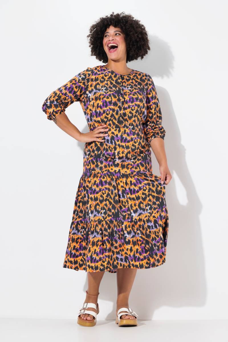 Große Größen Maxikleid, Damen, orange, Größe: 56, Viskose, Angel of Style von Angel of Style