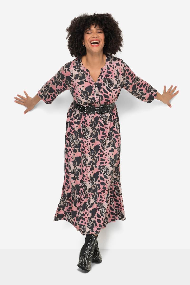 Große Größen Maxikleid, Damen, rosa, Größe: 48, Viskose, Angel of Style von Angel of Style