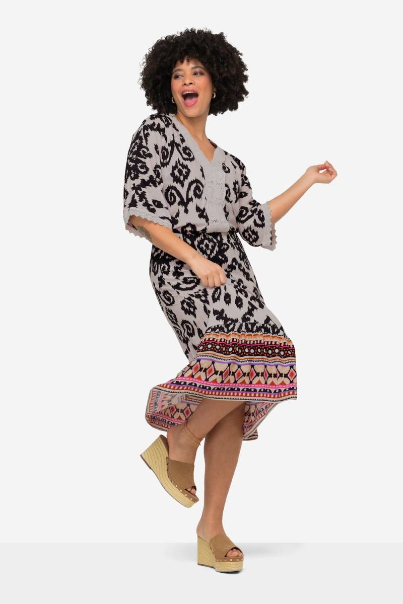 Große Größen Maxikleid, Damen, schwarz, Größe: 48, Viskose, Angel of Style von Angel of Style