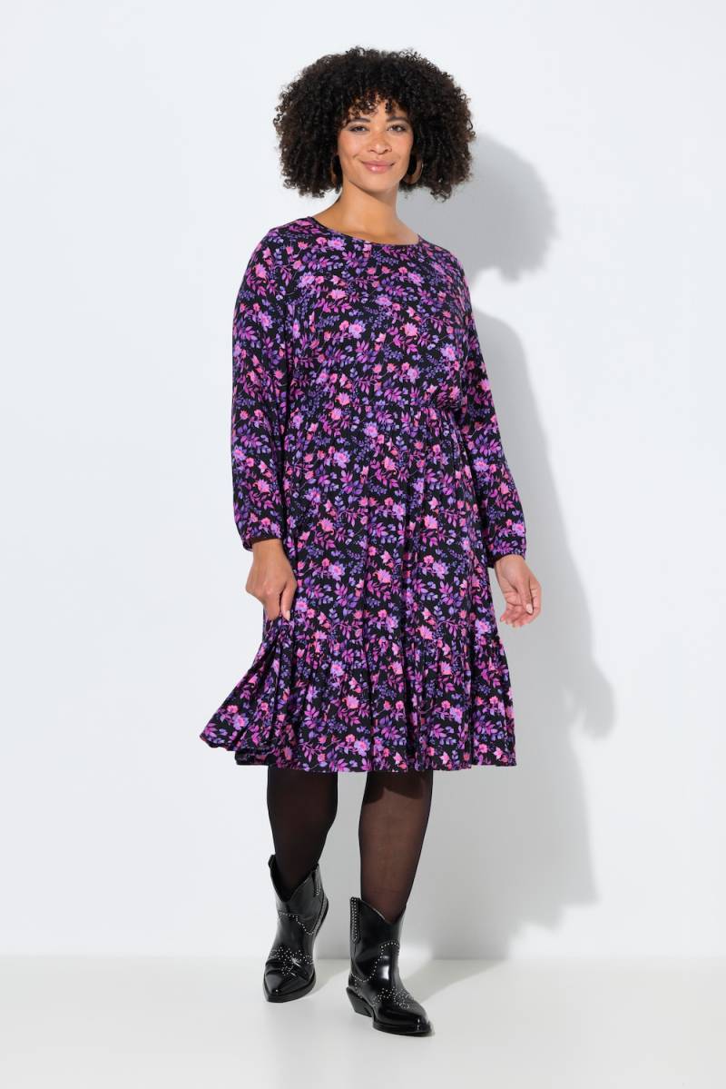 Große Größen Midikleid, Damen, schwarz, Größe: 54, Viskose, Angel of Style von Angel of Style