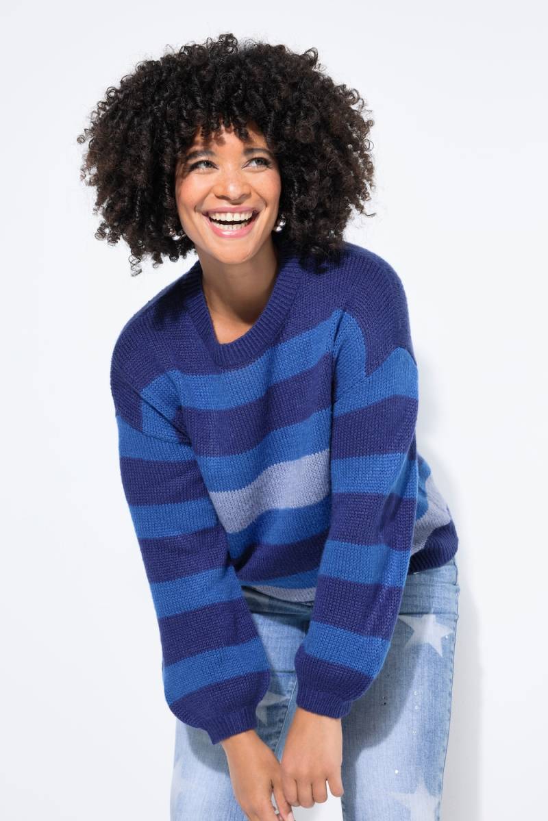 Große Größen Pullover, Damen, blau, Größe: 50/52, Synthetische Fasern, Angel of Style von Angel of Style