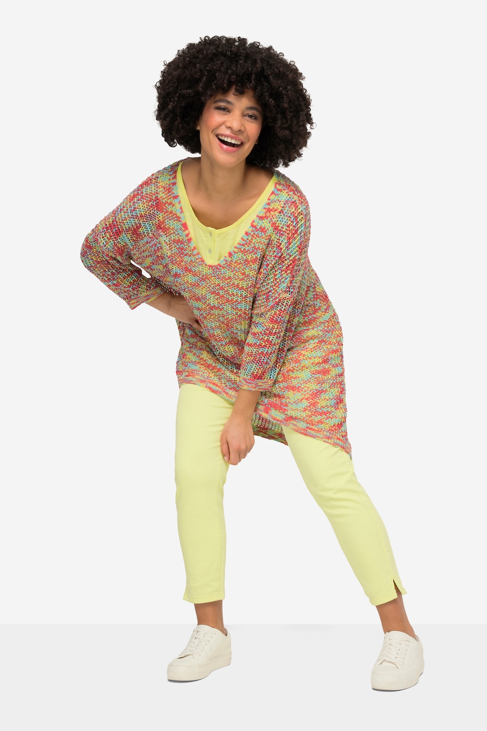 Große Größen Pullover, Damen, orange, Größe: 48, Synthetische Fasern, Angel of Style von Angel of Style