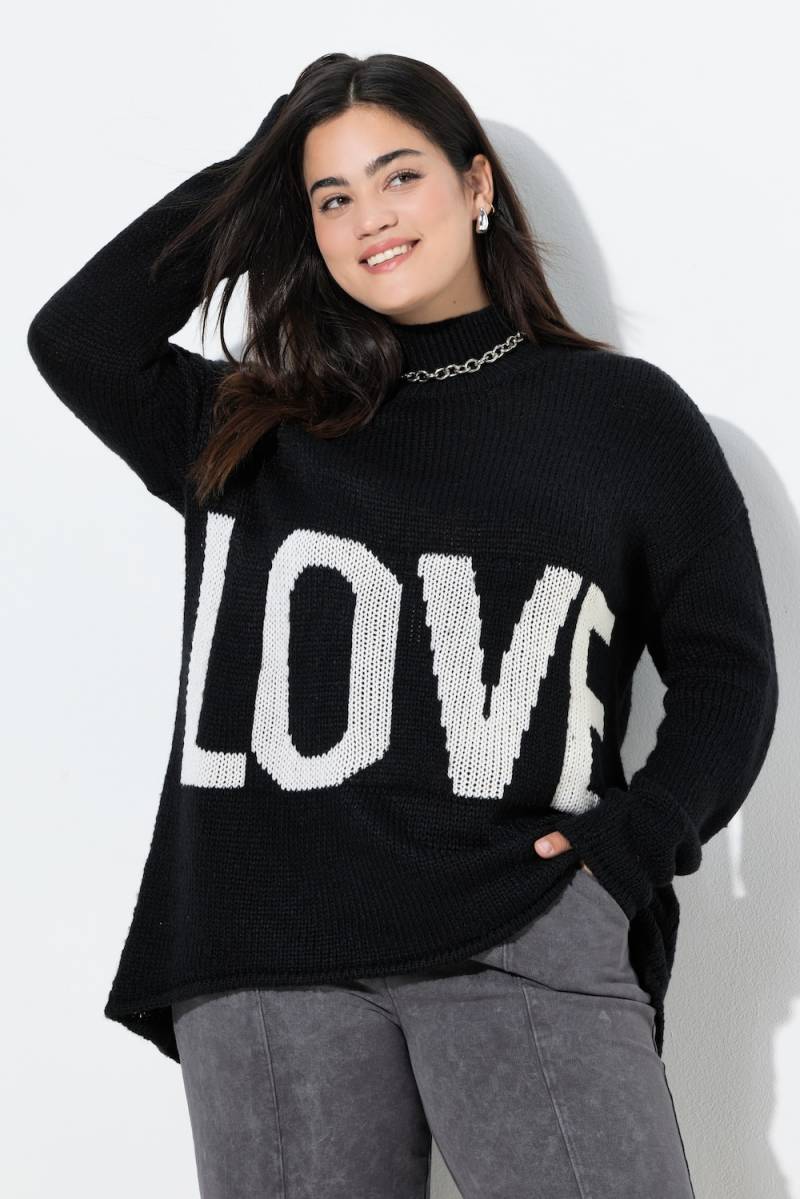 Große Größen Pullover, Damen, schwarz, Größe: 42/44, Synthetische Fasern, Angel of Style von Angel of Style