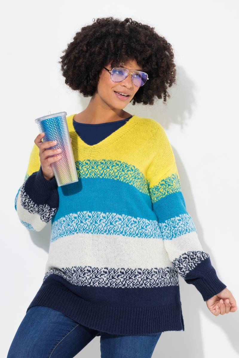 Große Größen Pullover, Damen, türkis, Größe: 50/52, Synthetische Fasern, Angel of Style von Angel of Style