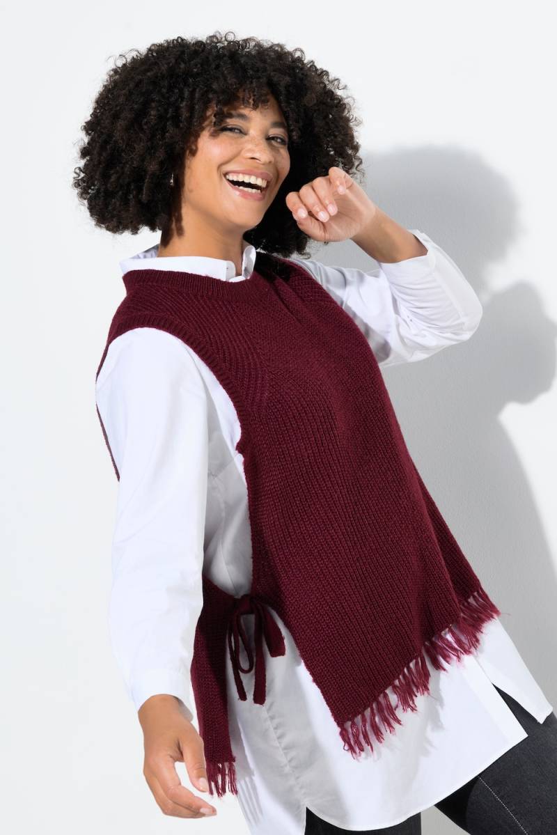 Große Größen Pullunder, Damen, rot, Größe: 50/52, Synthetische Fasern, Angel of Style von Angel of Style