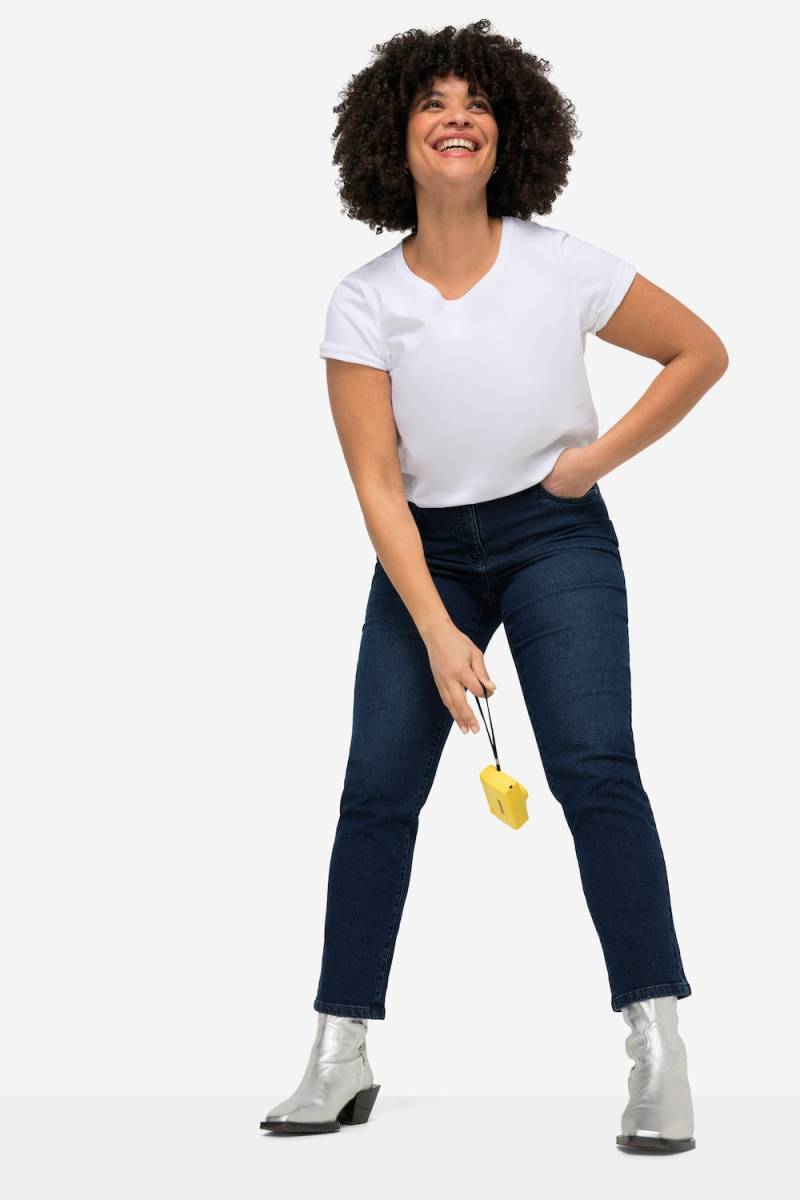 Große Größen Shaping-Jeans Bea, Damen, grau, Größe: 46, Baumwolle, Angel of Style von Angel of Style